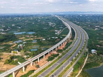 成眉S5线高架正线全线贯通！项目进入新阶段