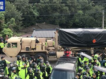 驻韩美军部分“萨德”反导系统转往中东