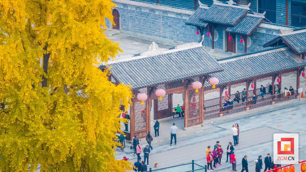 王家大院因这抹亮色与涌动的人群，焕发出全新的生命力 记者 宋姿熠 摄.jpg