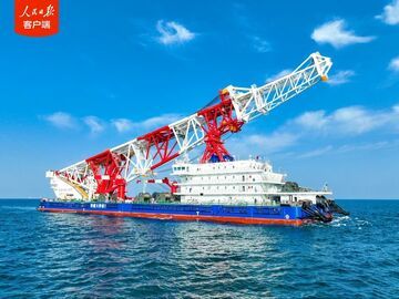 全球最大打桩船“铁建大桥桩1”号正式下线