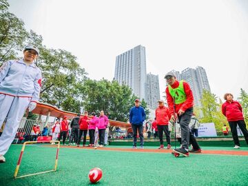 乐在“球”中！市运会门球比赛举行