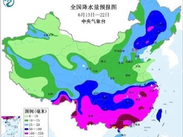 暴雨带横跨千里，龙舟水猛泼，东北局地也要下暴雨
