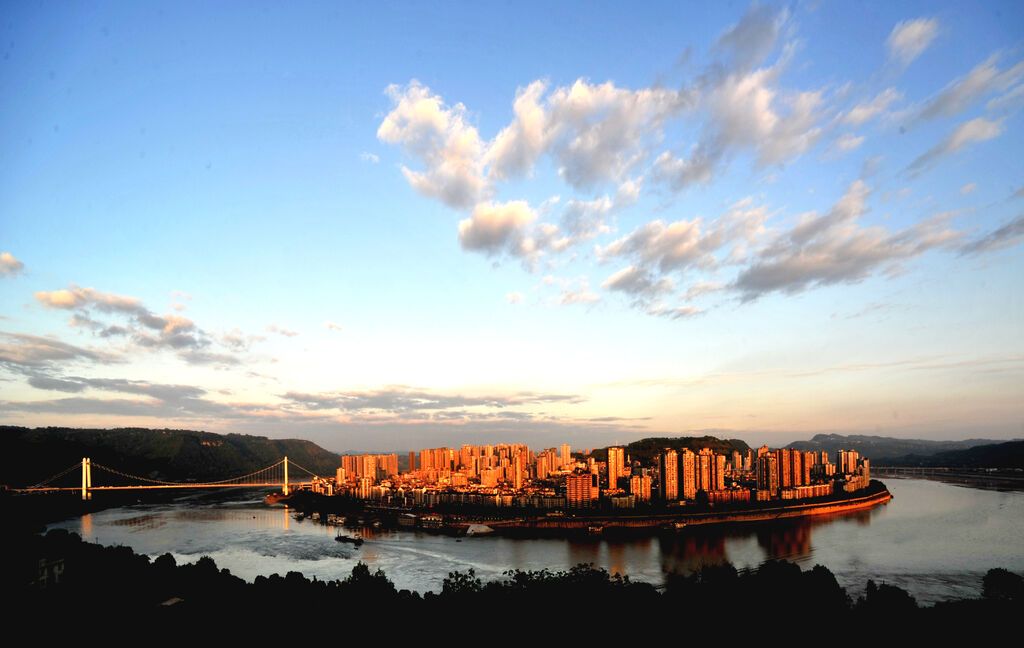 江津全景。图片由江津区委宣传部供