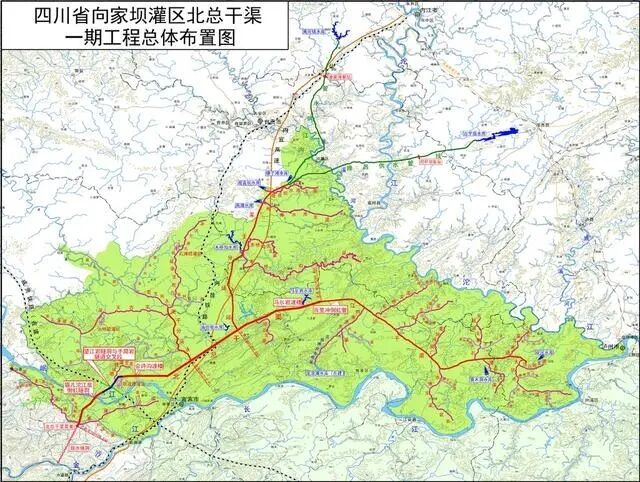 向家壩灌區(qū)北總干渠一期工程總體布置圖.webp.jpg