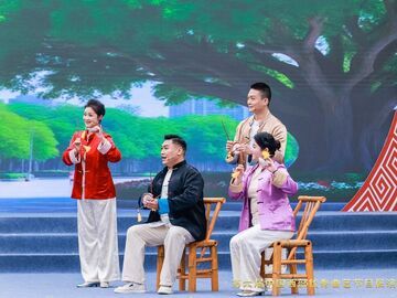 自贡曲艺精品《春风送暖》“敲响”西部曲艺盛会