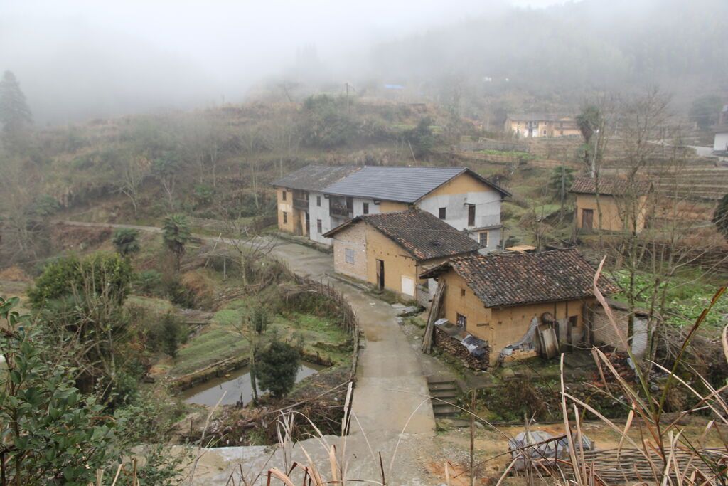 在“八角楼灯光”的照耀下，神山村实现了由山区到景区的历史性跨越，交出了一份脱贫攻坚的“漂亮”答卷。如今的神山村，正在乡村振兴的大道上阔步前行。图1为神山村农村住房旧貌（图片由茅坪镇提供）