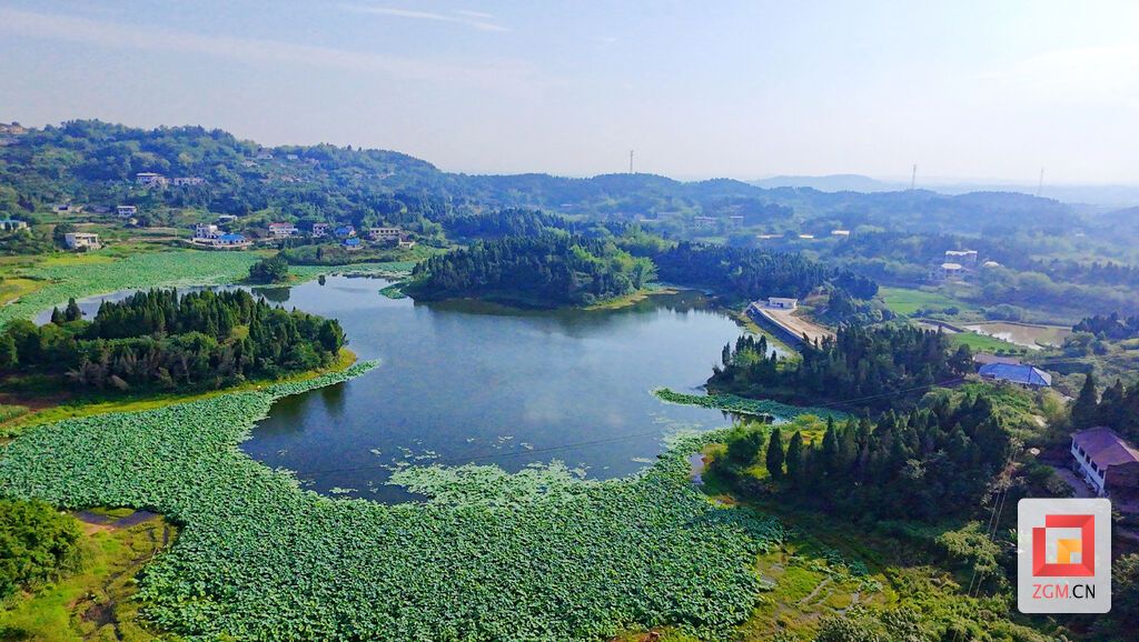 富顺县兜山镇九龙湖风景如画 记者罗祥瑞 摄 (2).jpg
