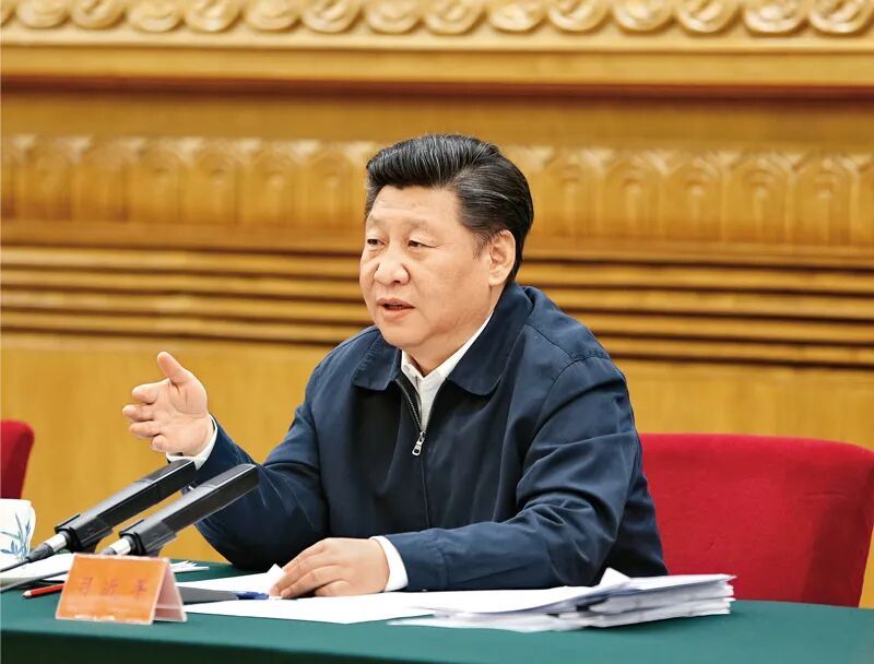 2016年5月17日，中共中央總書記,、國(guó)家主席,、中央軍委主席習(xí)近平在北京主持召開哲學(xué)社會(huì)科學(xué)工作座談會(huì)并發(fā)表重要講話?！⌒氯A社記者 丁林/攝