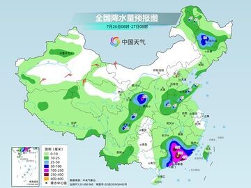 台风环流北上制造大范围降雨 多地仍持续高温闷热  