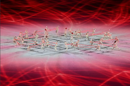 这是开幕式上的演出。新华社记者 戴天放 摄