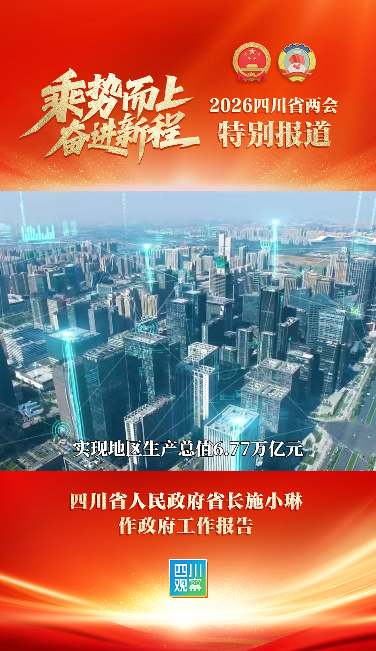 听报告丨四川省2025年实现地区生产总值6.77万亿元，居全国第5位 - 自贡网 - 在这里，读懂盐都