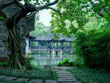 眉山三苏祠：原来这里可以如此美丽→