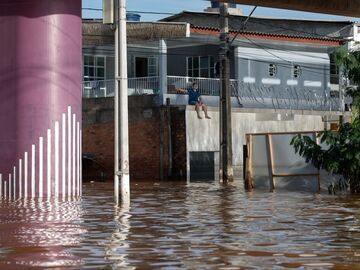 巴西南部暴雨致死人数升至90人 灾民缺水缺粮