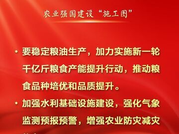 2026年农业强国建设，“施工图”来了！