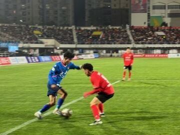 川超决赛阶段首战，乐山队客场0:1憾负绵阳队