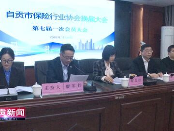 自贡新闻｜市保险行业协会召开换届大会