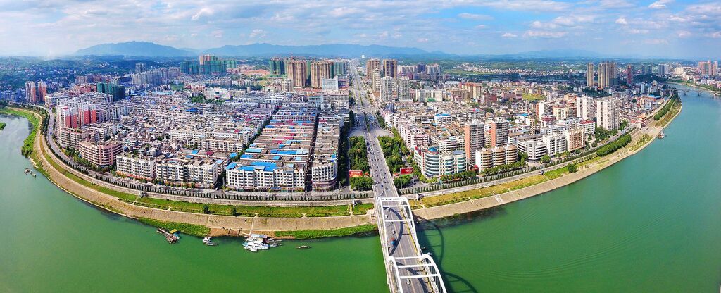 邵阳市城区。邵阳日报记者 申兴刚 摄