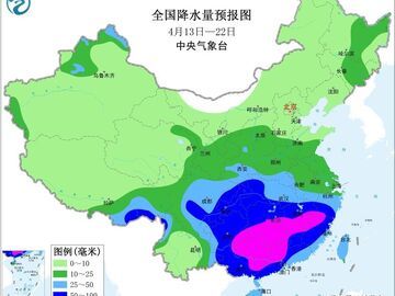 本周四川有两次降水过程，高海拔山区有大雪到暴雪
