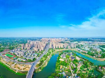 【图赏盐都】沱江如带润古县 城水相依入画卷