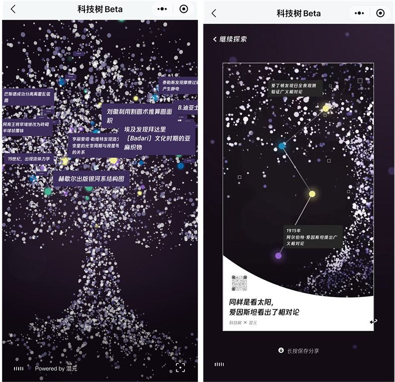 　　图：科技树小程序界面