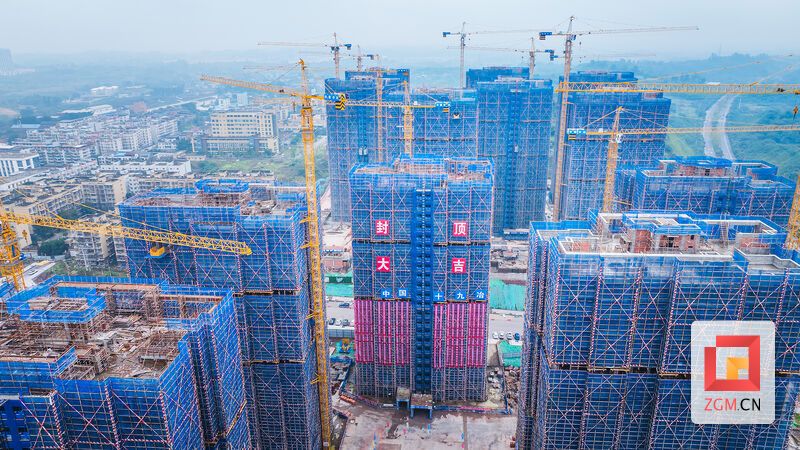 项目一期主体结构全面封顶1 记者 宋姿熠 摄.jpg
