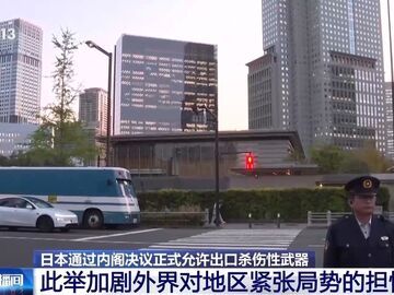 日本社会强烈反对杀伤性武器出口