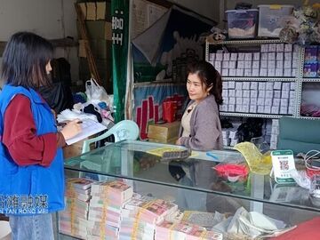 沿滩区永安镇开展“绿色清明 文明祭扫”宣传活动