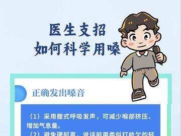 医生支招如何科学用嗓