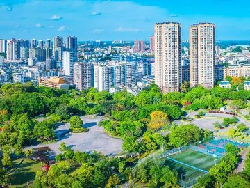 【图赏盐都】 汇东公园扮靓城市“绿芯”