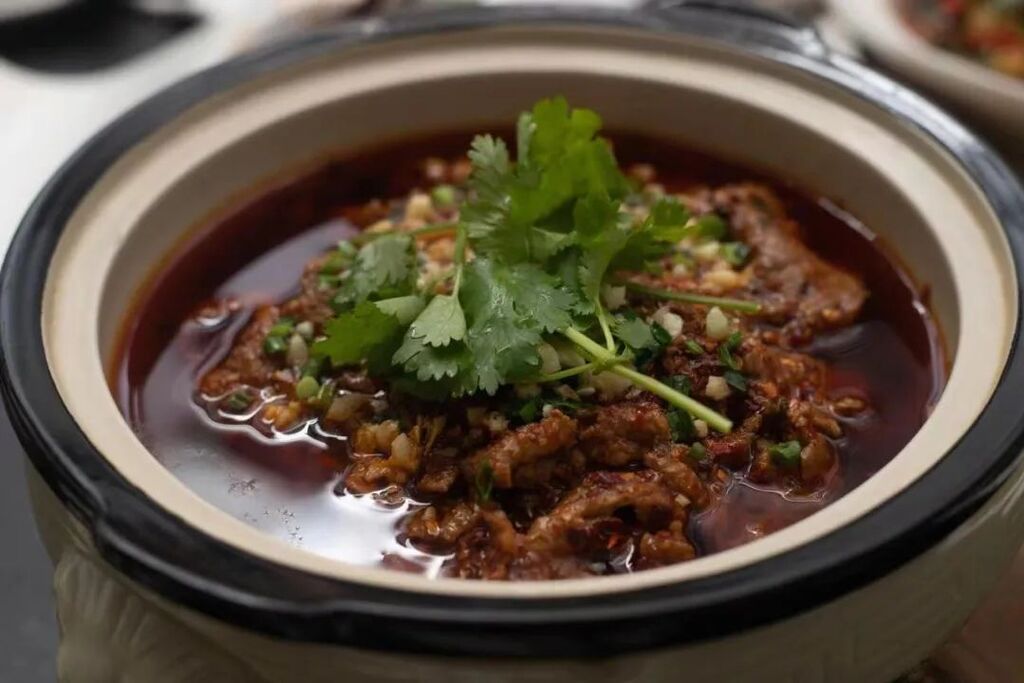 傳統(tǒng)做法的水煮牛肉