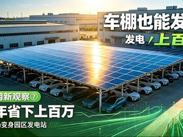 车棚也能“发电” 一年省下上百万丨“六网”新观察