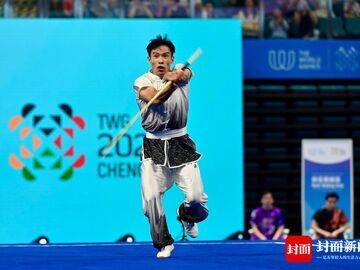 世运会四川选手摘金 对话高久尚：很自豪，希望更多人爱上武术