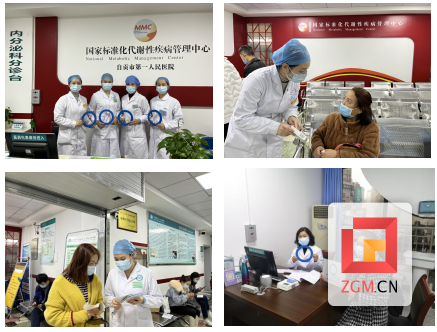图：门诊患者糖尿病知识宣教