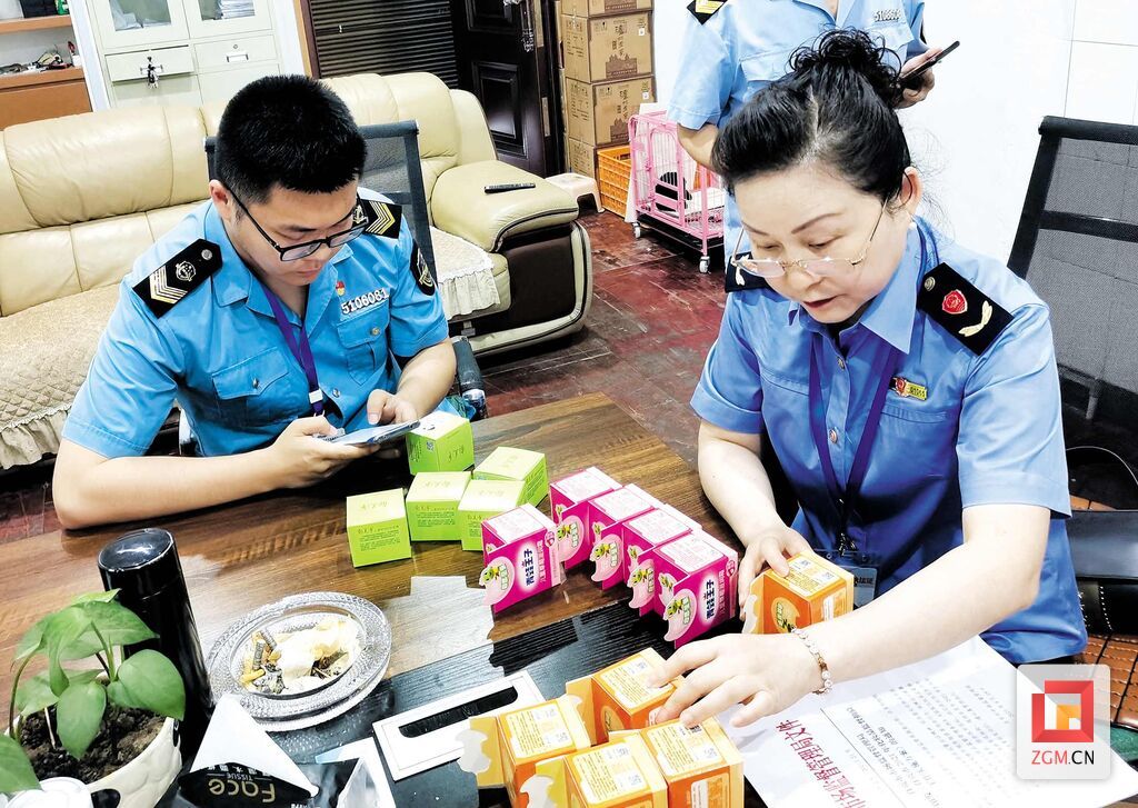圖：開展化妝品抽樣檢查
