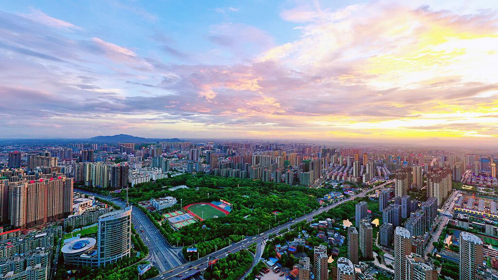 衡阳城市新貌。图片由衡阳日报社提供