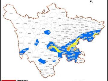 四川将山洪预警升级为橙色！12个县（市、区）发生山洪灾害可能性大