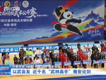 以武会友 近千名“武林高手”雅安论剑