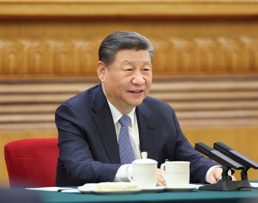 2024年3月5日,習近平總書記參加他所在的十四屆全國人大二次會議江蘇代表團審議,。