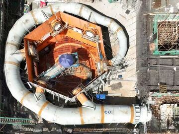 “德阳造”世界首台（套）500兆瓦冲击式水电机组配水环管顺利通过工地整体水压试验