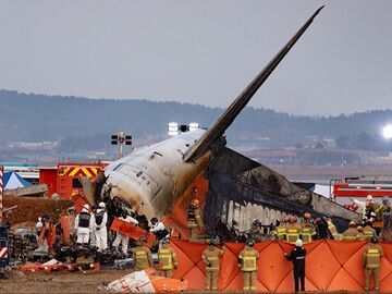 韓國客機(jī)失事事故中已有146名遇難者身份得到確認(rèn)