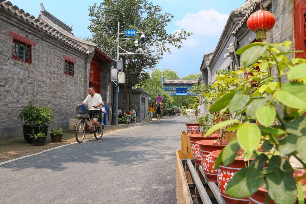北京市南鑼鼓巷片區(qū)雨兒胡同(2019年7月25日攝)。