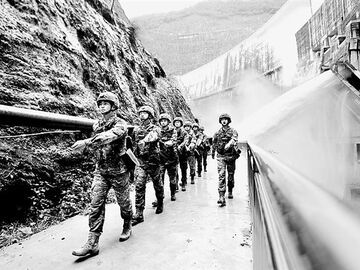 央媒看四川丨大渡河畔的忠诚守护——记武警四川总队雅安支队执勤四中队