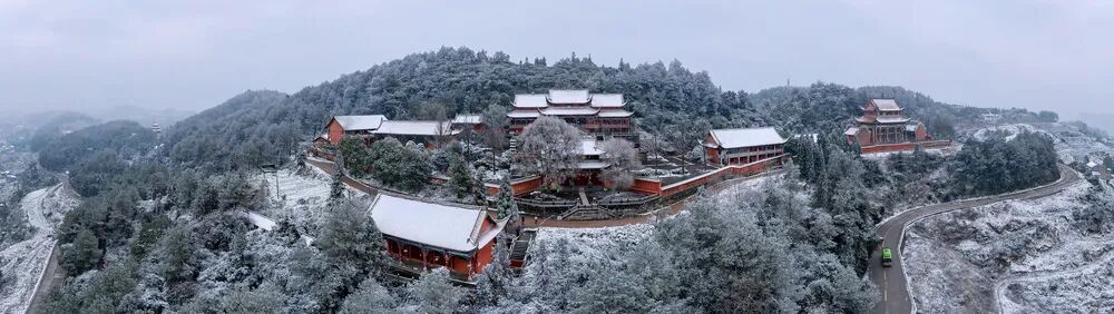 《白云寺瑞雪》胡智斌