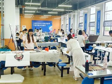 以美育人 近500名美术教师现场拼专业技能