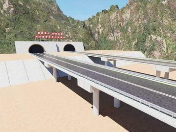 在大山里开“天窗”挖“匝道”！金西高速川兴隧道出口端右幅顺利进洞