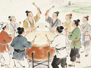 谁说清明只有雨纷纷？四川古人：我们踏歌击鼓，“嗨玩”春天！