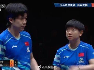 不敵韓國(guó)組合，王楚欽、孫穎莎獲亞軍