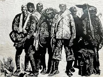 以刀为笔致敬峥嵘岁月 富顺城关中学开展长征主题版画创作