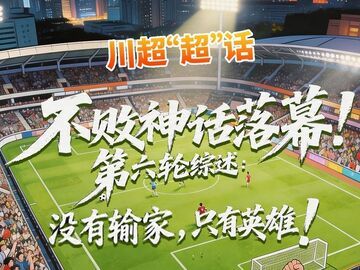 不败神话落幕！第六轮综述：没有输家，只有英雄！｜川超“超”话