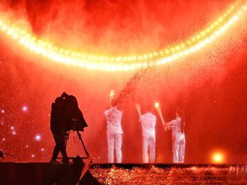 十五运会主火炬点燃